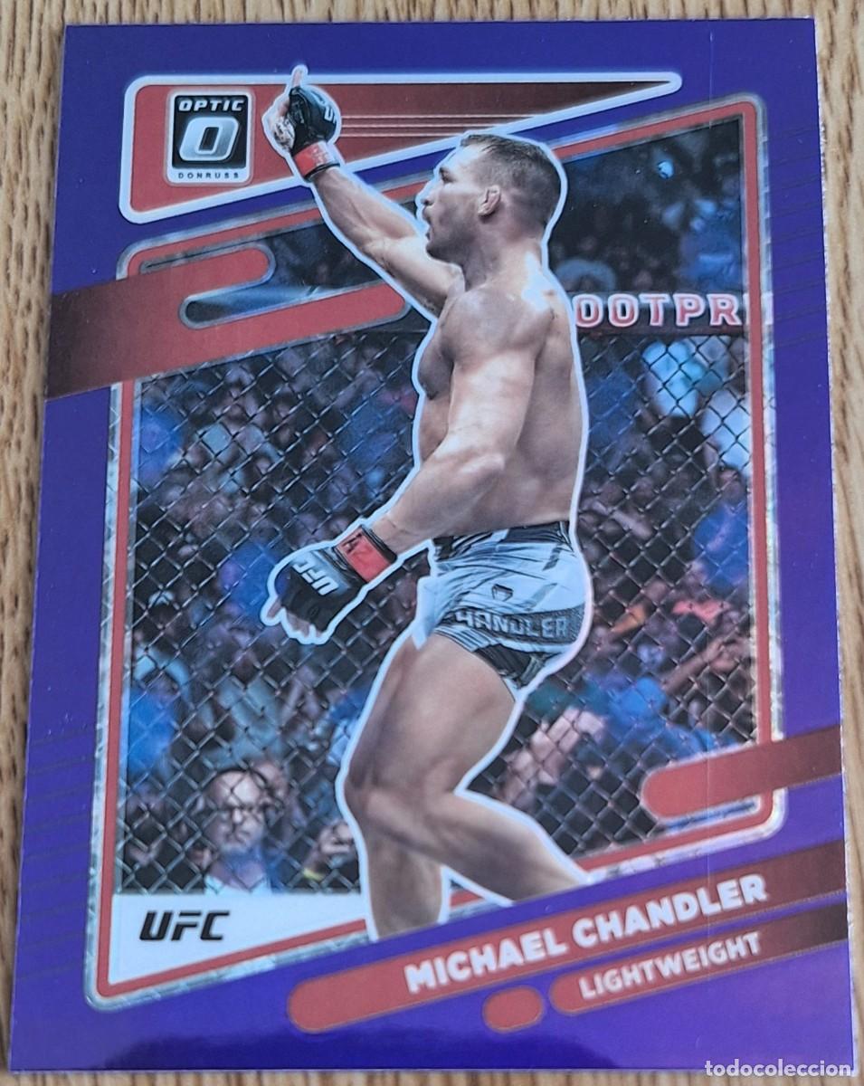 Coleccionismo deportivo: Michael Chandler Panini Donruss Optic UFC 2022 Purple #32 Prizm