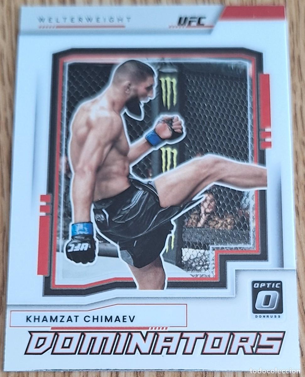 Coleccionismo deportivo: Khamzat Chimaev Panini Donruss Optic UFC 2022 #23 Dominators