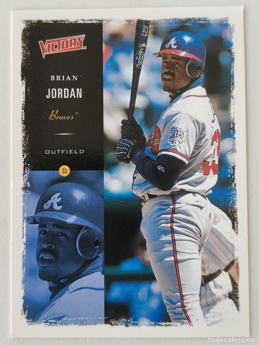 Coleccionismo deportivo: #53 BRIAN JORDAN (ATLANTA BRAVES) BEISBOL MLB 2000 UPPER DECK VICTORY