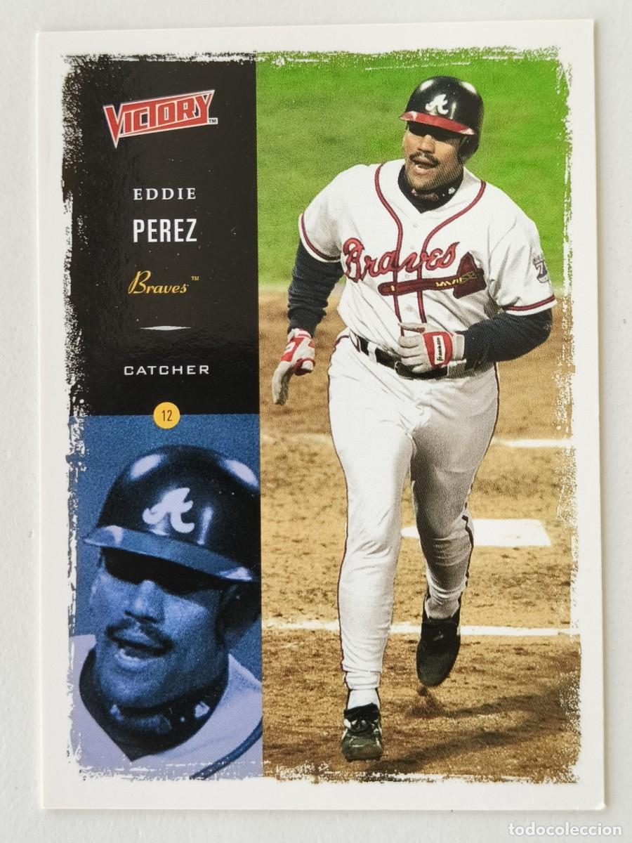 Coleccionismo deportivo: #57 EDDIE PEREZ (ATLANTA BRAVES) BEISBOL MLB 2000 UPPER DECK VICTORY
