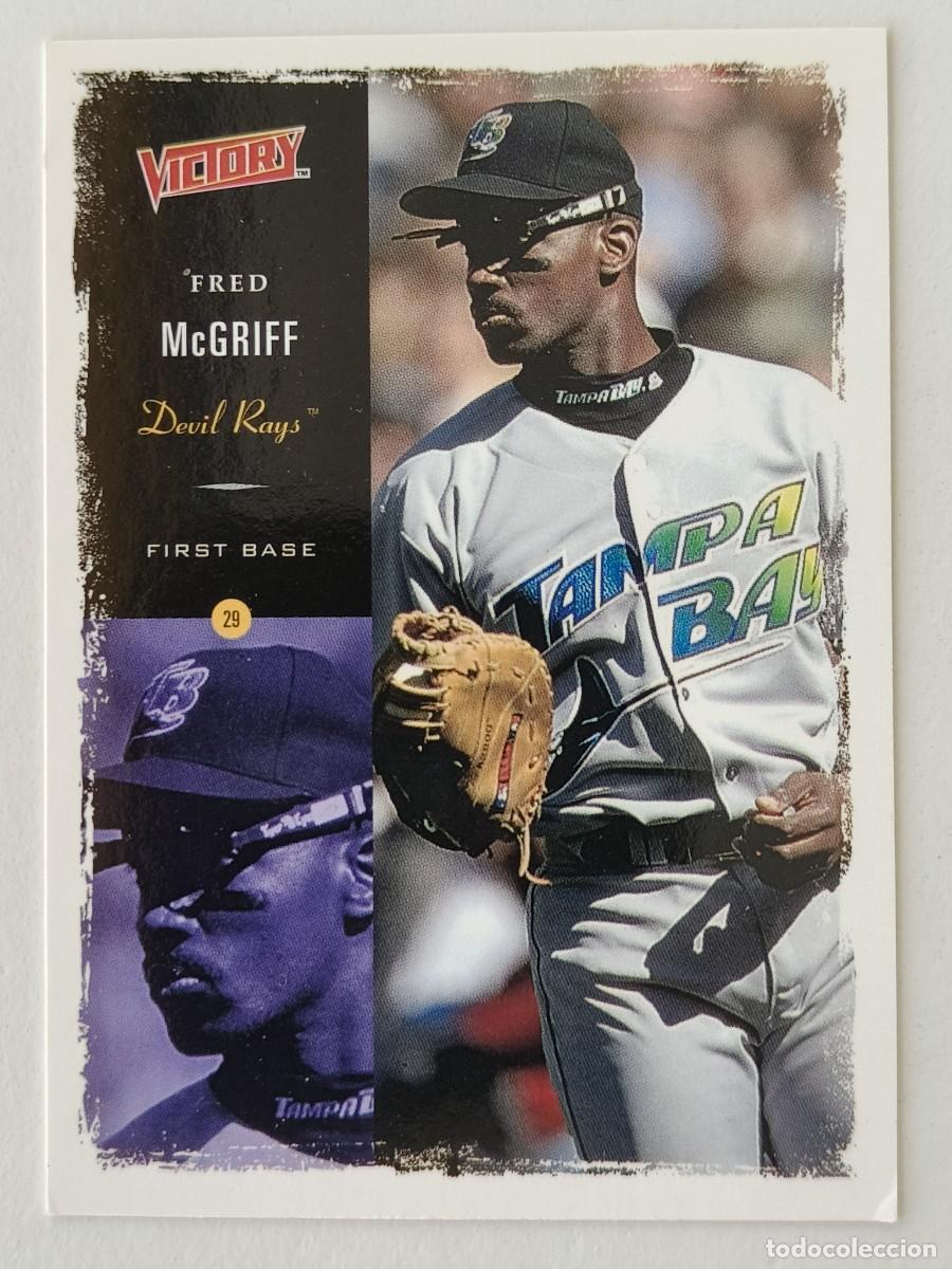 Coleccionismo deportivo: #92 FRED MCGRIFF (TAMPA BAY DEVIL RAYS) BEISBOL MLB 2000 UPPER DECK VICTORY