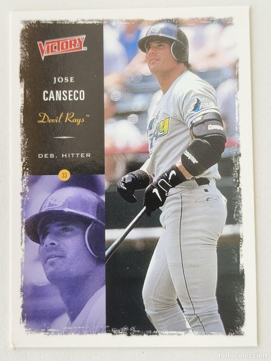 Coleccionismo deportivo: #97 JOSE CANSECO (TAMPA BAY DEVIL RAYS) BEISBOL MLB 2000 UPPER DECK VICTORY