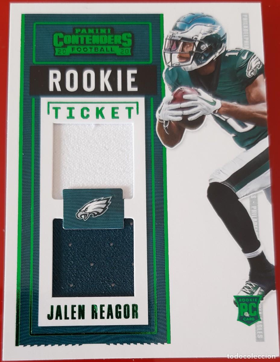 Coleccionismo deportivo: Jalen Reagor Philadelphia Eagles Panini Contenders 2020 Rookie RC Dual Patch