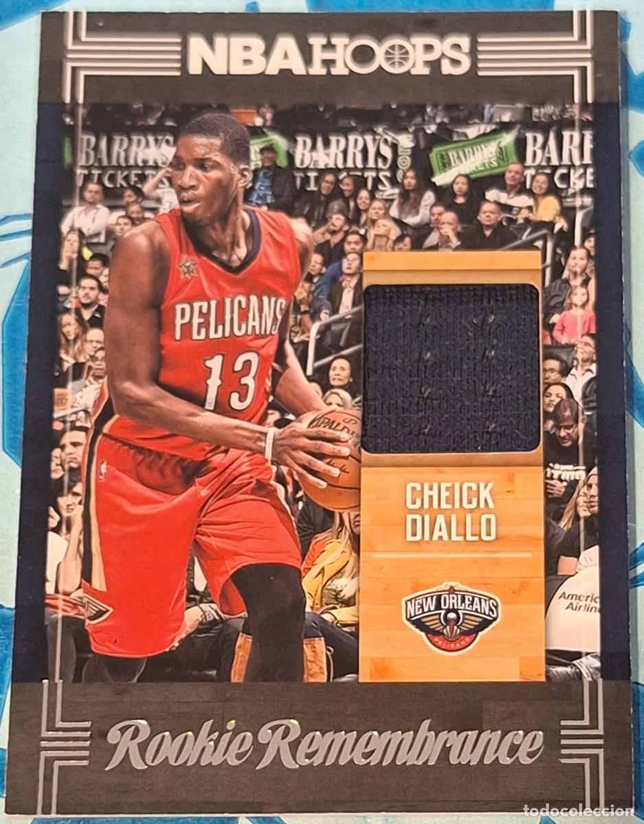 Coleccionismo deportivo: Cheick Diallo New Orleans Pelicans Panini Hoops 2017-18 Rookie Remembrance