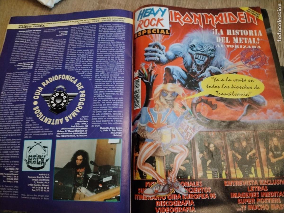 Coleccionismo deportivo: Heavy rock n&uacute;mero 147 -1982-1995- incluye poster