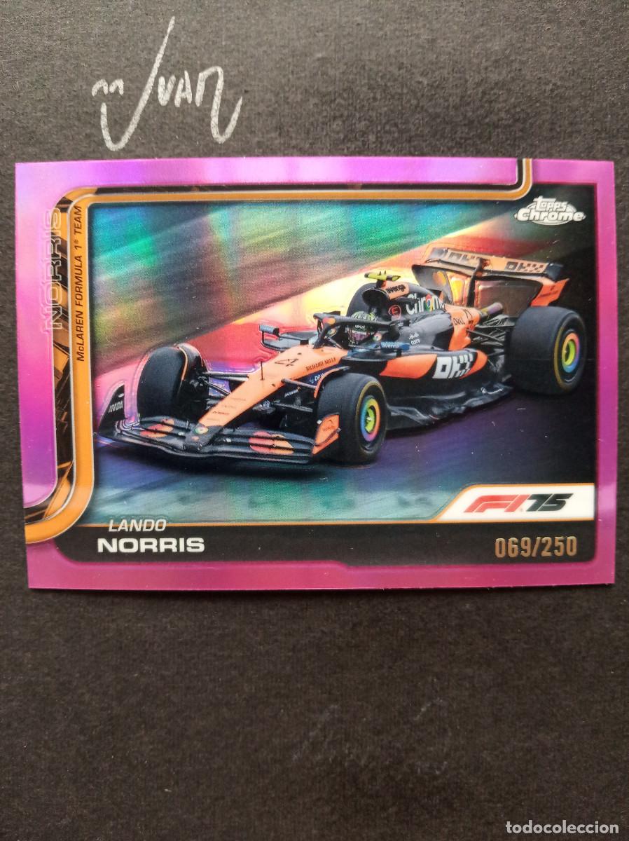 Coleccionismo deportivo: NUMERADA A #/250 GRAND PRIX WINNER LANDO NORRIS McLAREN FORMULA ONE &reg; F1 TEAM TOPPS CHROME 2025 25
