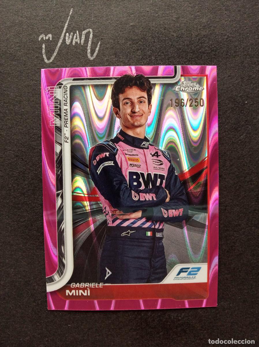 Coleccionismo deportivo: NUMERADA A #/250 GABRIELE MINI PREMA RACING F2 FORMULA ONE &reg; F1 TEAM TOPPS CHROME 2025 25