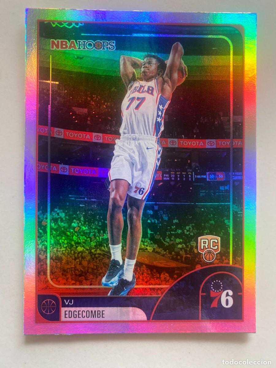 Coleccionismo deportivo: 2025-26 NBA Hoops - VJ Edgecombe Card Base Holo Foil #244