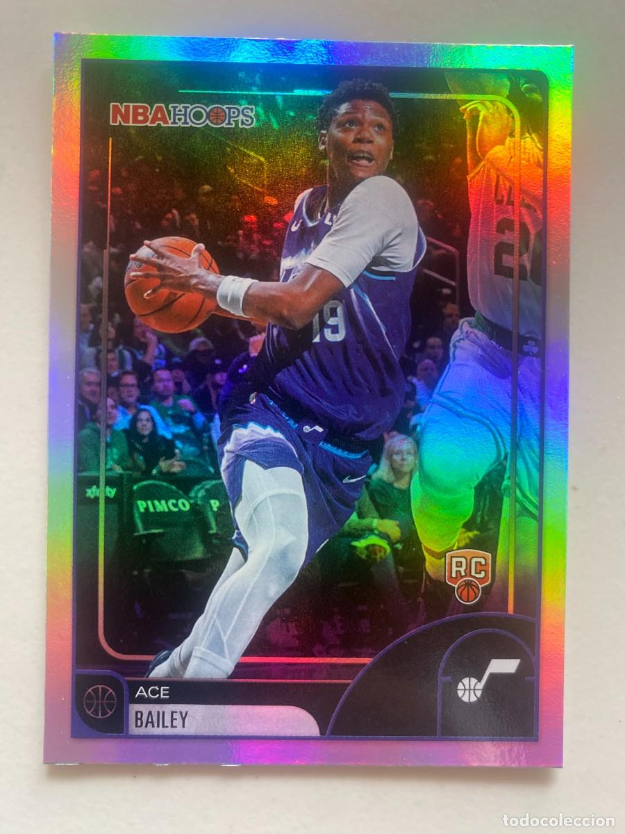 Coleccionismo deportivo: 2025-26 NBA Hoops - Ace Bailey Rookie Card Base Holo Foil #38
