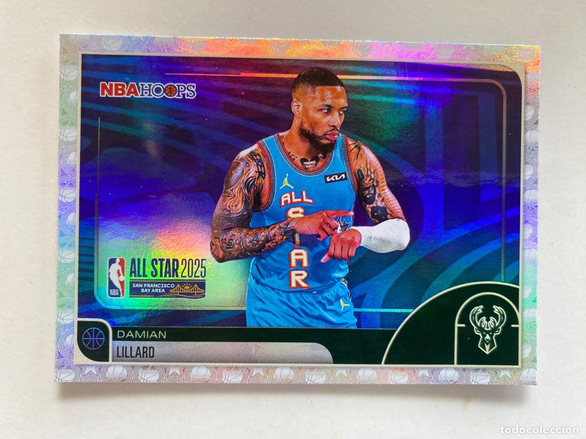 Coleccionismo deportivo: 2025-26 Topps NBA Hoops Damian Lillard #274 All-Star 2025 Holo Foil Insert