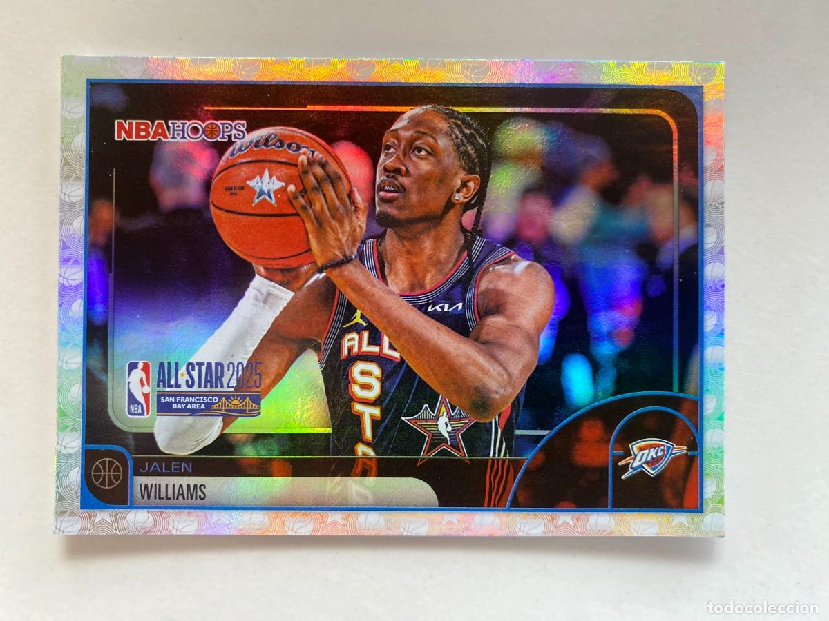 Coleccionismo deportivo: 2025-26 Topps NBA Hoops Jalen Williams #285 All-Star 2025 Holo Foil Insert