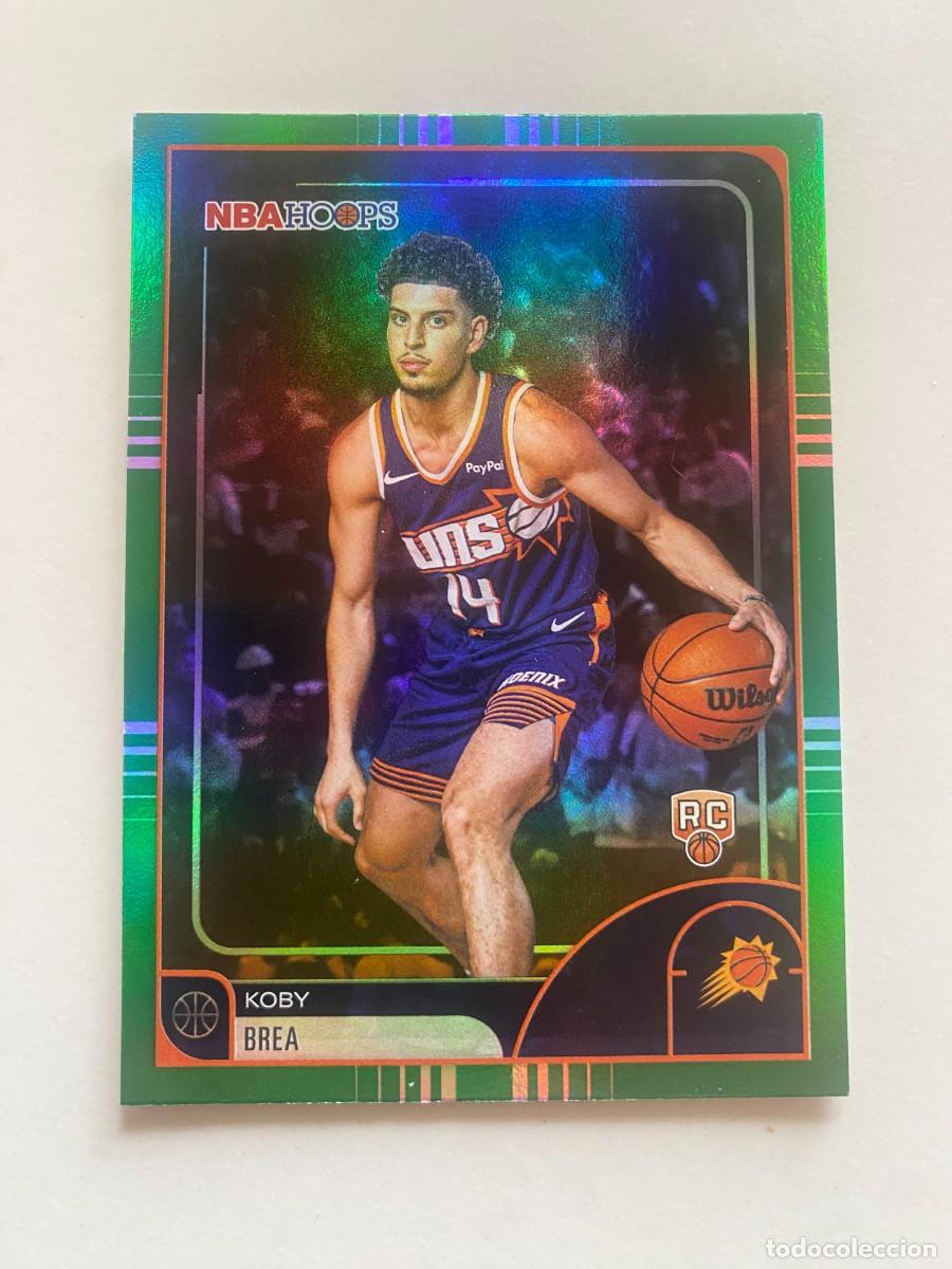 Coleccionismo deportivo: 2025-26 Topps NBA Hoops Koby Brea RC #17 Green Holo Foil Parallel Phoenix Suns