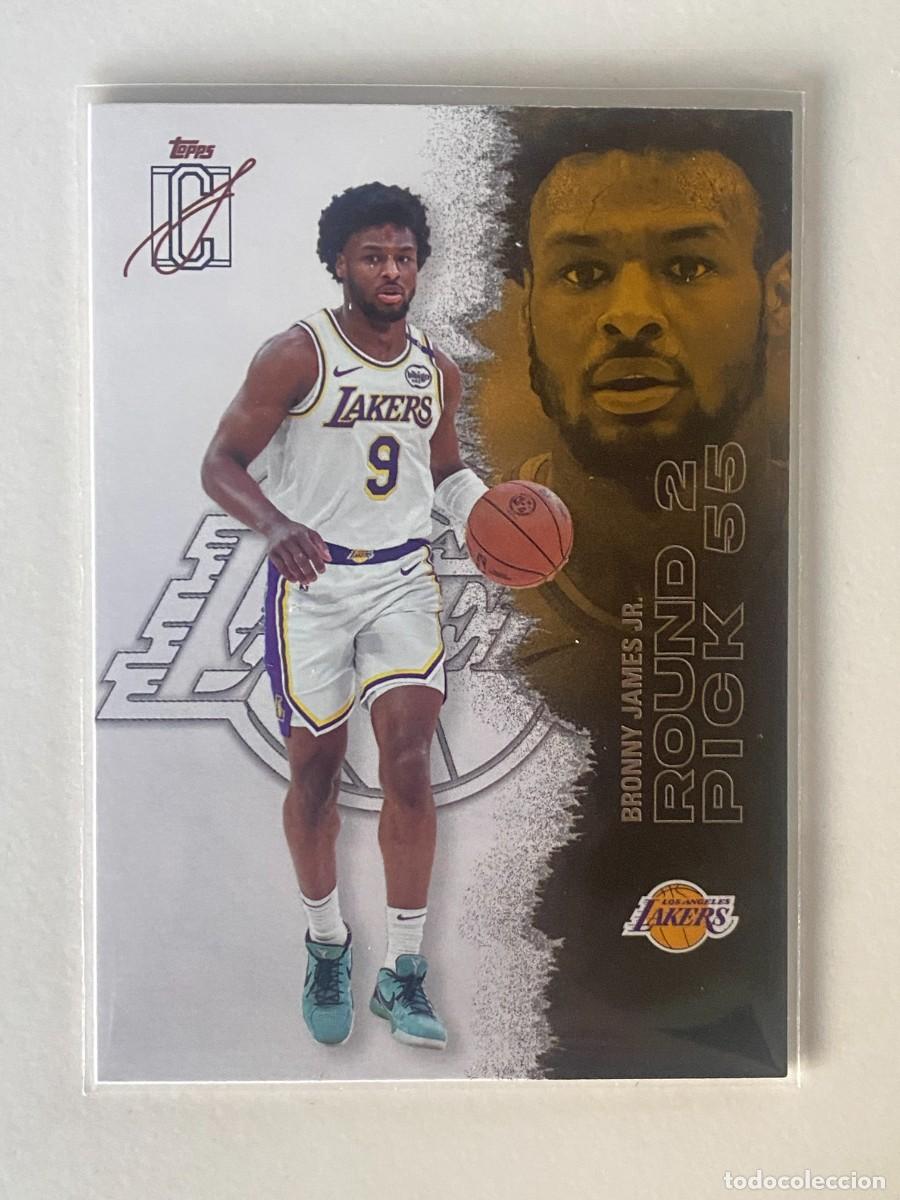Coleccionismo deportivo: 2025-26 Topps Signature Class Bronny James Jr. #1 Base Holo Foil Los Angeles Lakers