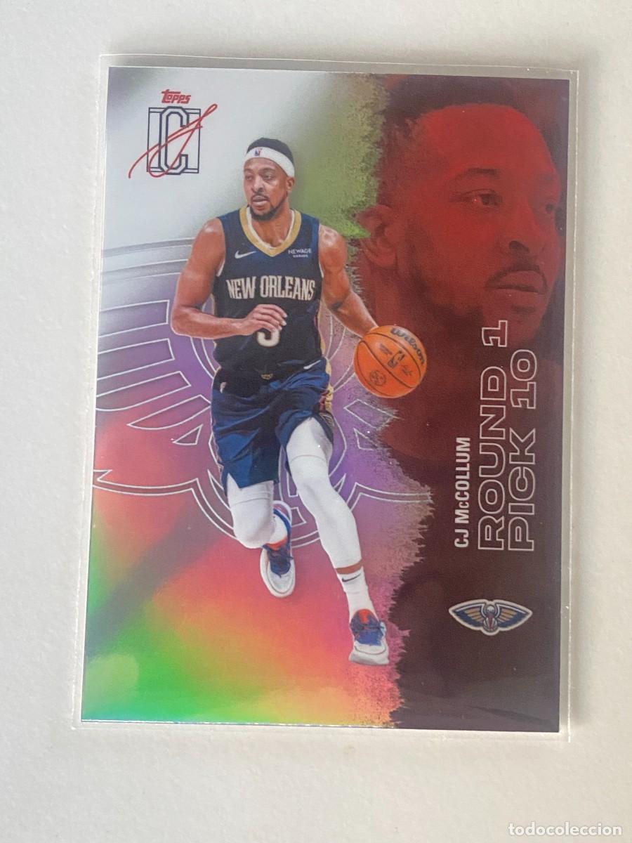 Coleccionismo deportivo: 2025-26 Topps Signature Class CJ McCollum #13 Refractor Parallel New Orleans Pelicans