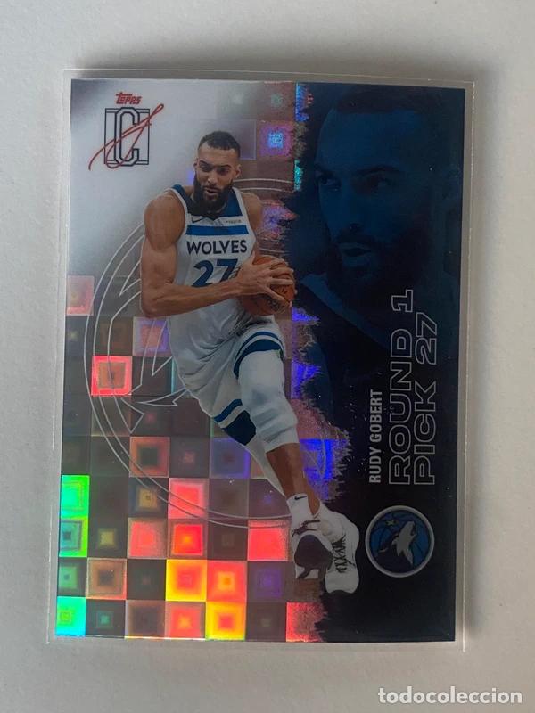 Coleccionismo deportivo: 2025-26 Topps Signature Class Rudy Gobert #96 Geometric Mosaic Holo Parallel Minnesota Timberwolves