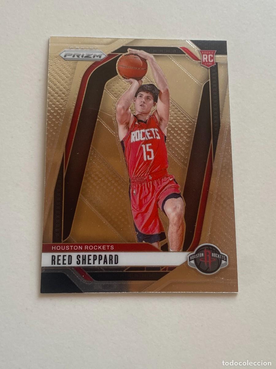 Coleccionismo deportivo: 2024-25 Panini Prizm Reed Sheppard #268 Base RC Rookie Card Houston Rockets