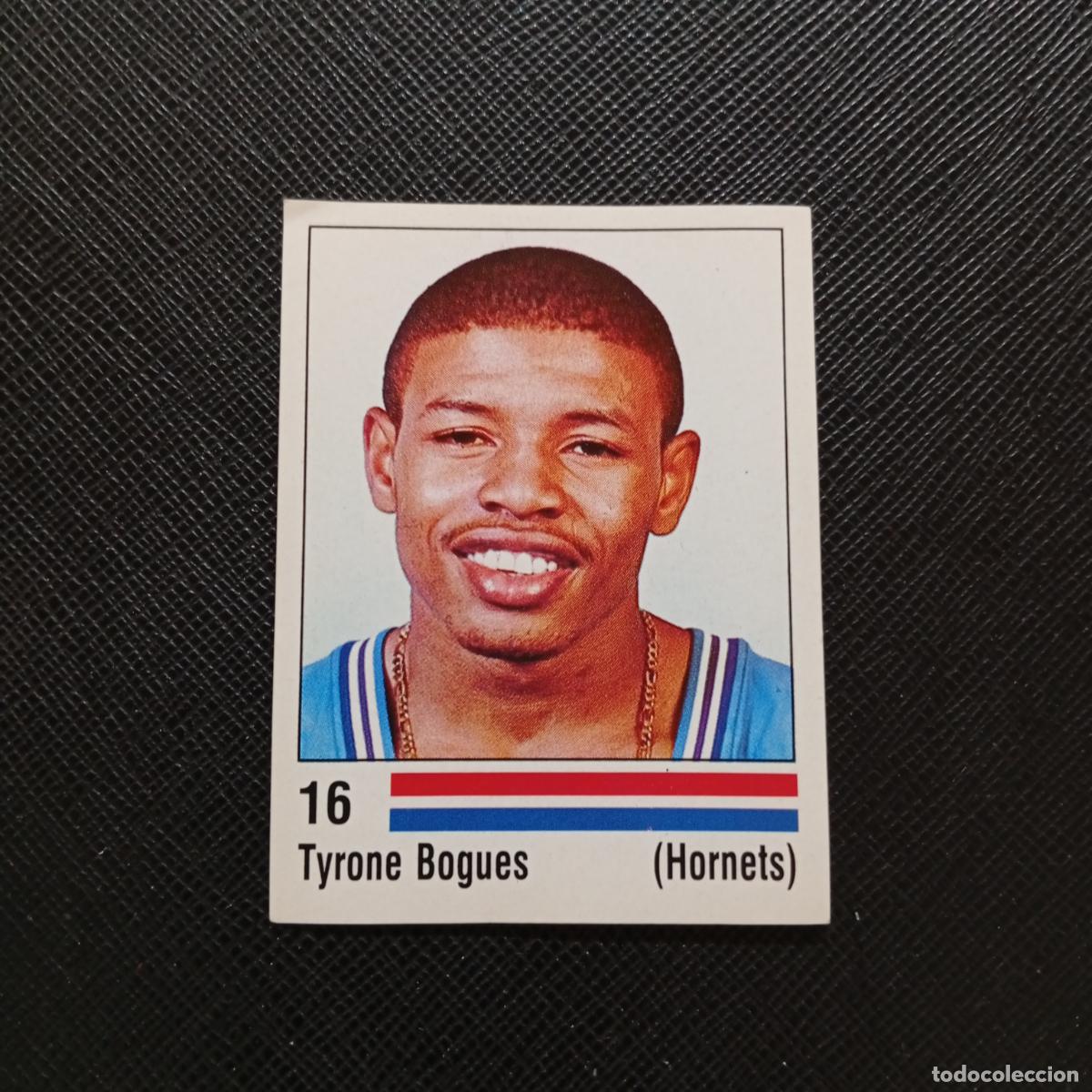 Coleccionismo deportivo: 16 TYRONE BOGUES HORNETS PANINI 1989 BASKET NBA 89 CROMO BALONCESTO - SIN PEGAR - A28 PG10