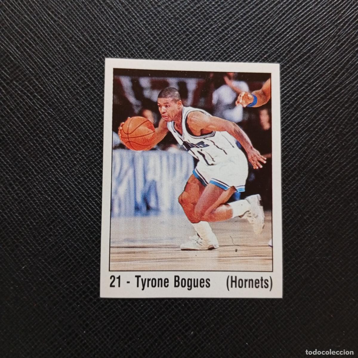 Coleccionismo deportivo: 21 TYRONE BOGUES HORNETS PANINI 1989 BASKET NBA 89 CROMO BALONCESTO - SIN PEGAR - A28 PG10