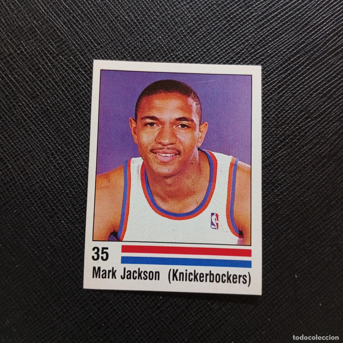 Coleccionismo deportivo: 35 MARK JACKSON KNICKERBOCKERS PANINI 1989 BASKET NBA 89 CROMO BALONCESTO - SIN PEGAR - A28 PG19