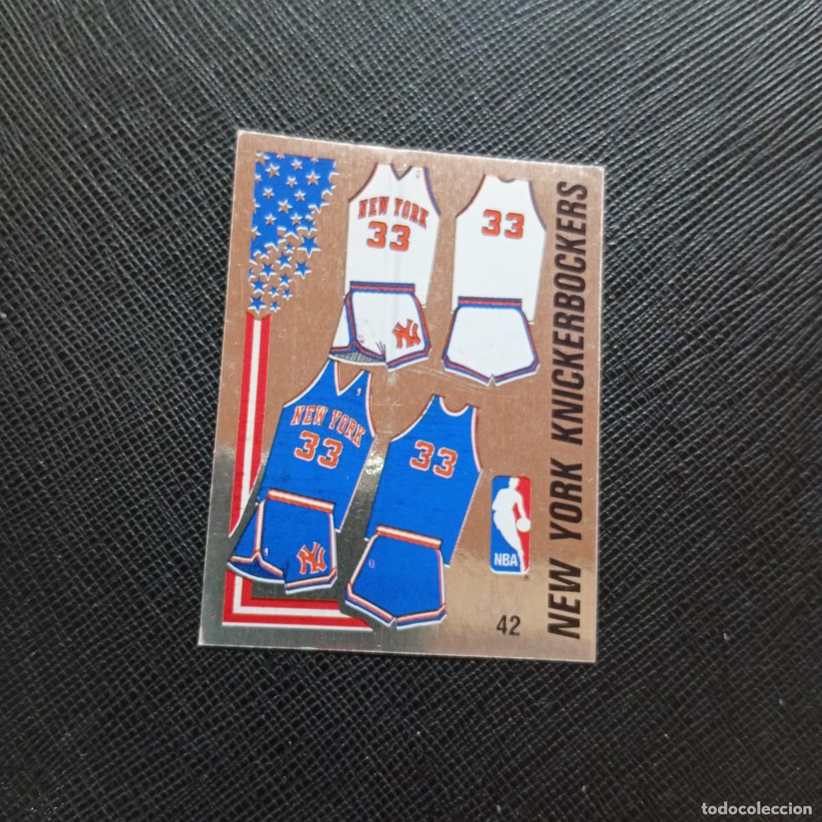 Coleccionismo deportivo: 42 EQUIPACION KNICKERBOCKERS PANINI 1989 BASKET NBA 89 CROMO BALONCESTO - SIN PEGAR - A28 PG19
