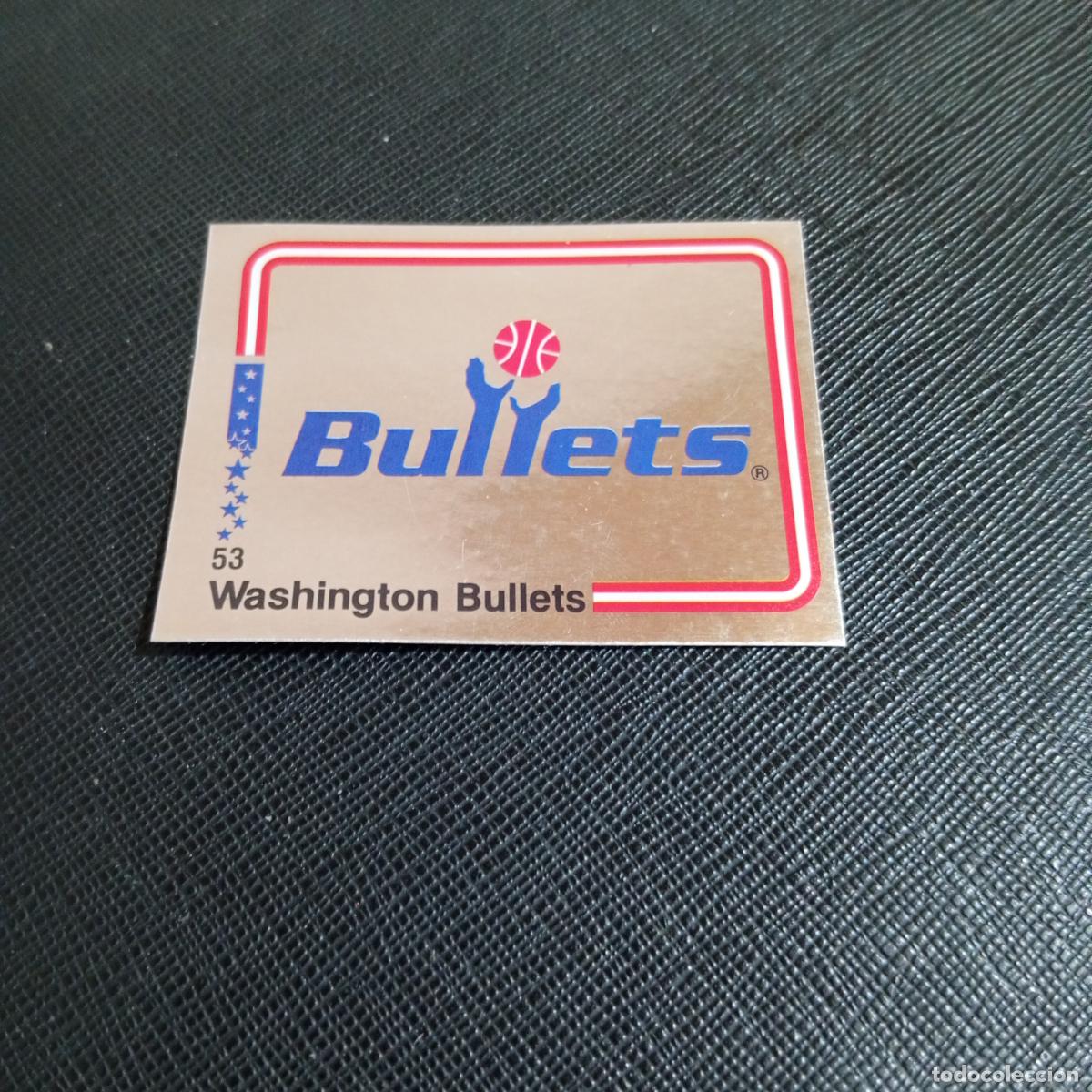 Coleccionismo deportivo: 53 ESCUDO BULLETS PANINI 1989 BASKET NBA 89 CROMO BALONCESTO - SIN PEGAR - A28 PG28