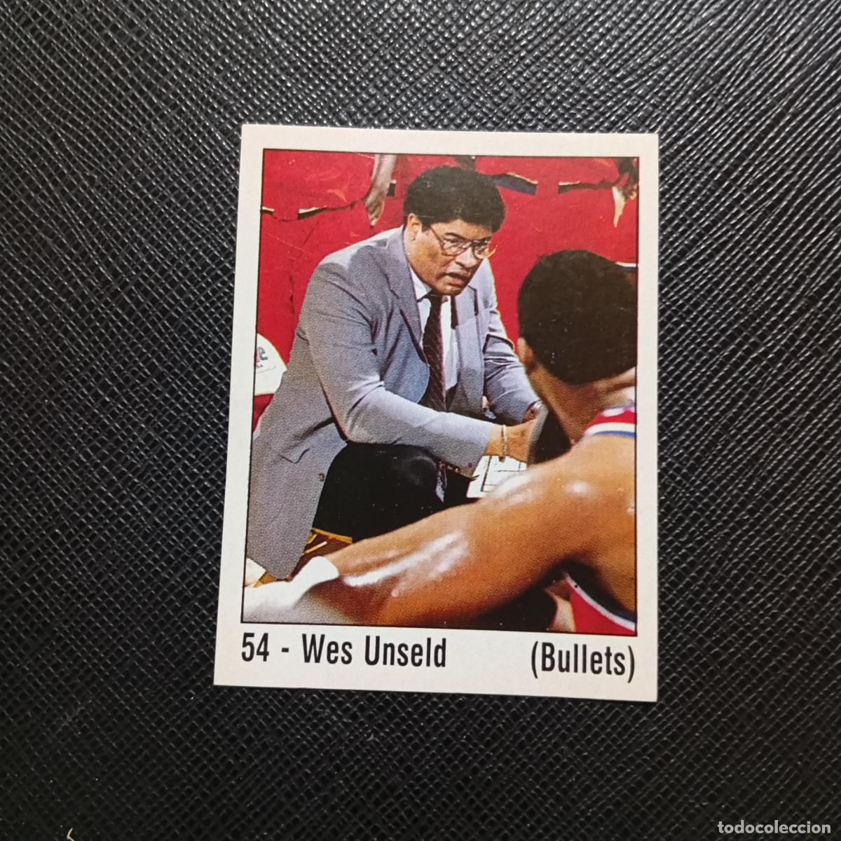 Coleccionismo deportivo: 54 WES UNSELD BULLETS PANINI 1989 BASKET NBA 89 CROMO BALONCESTO - SIN PEGAR - A28 PG28