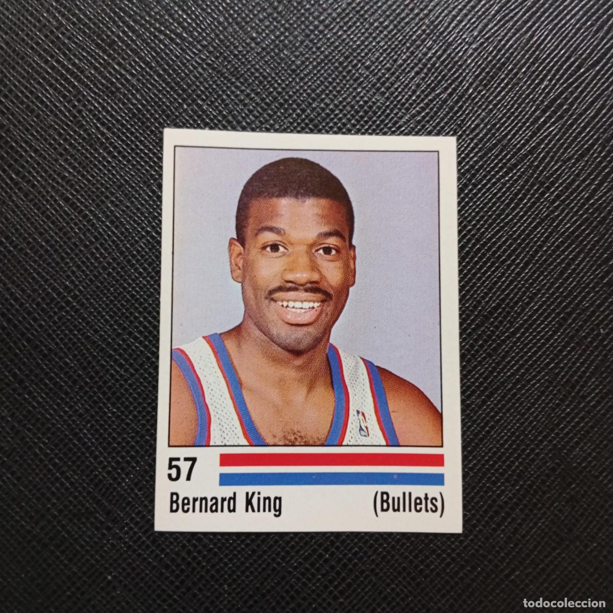 Coleccionismo deportivo: 57 BERNARD KING BULLETS PANINI 1989 BASKET NBA 89 CROMO BALONCESTO - SIN PEGAR - A28 PG28