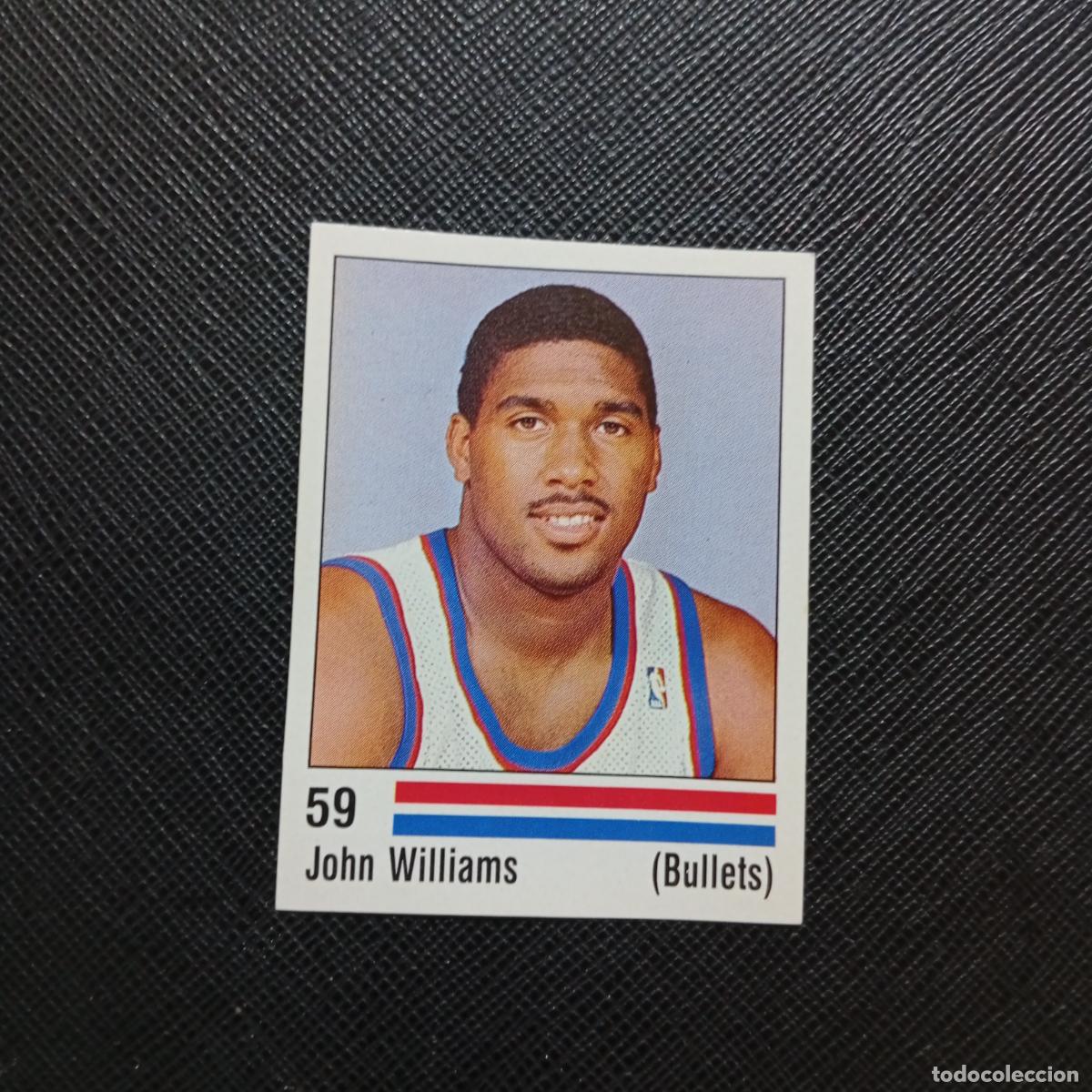 Coleccionismo deportivo: 59 JOHN WILLIAMS BULLETS PANINI 1989 BASKET NBA 89 CROMO BALONCESTO - SIN PEGAR - A28 PG37