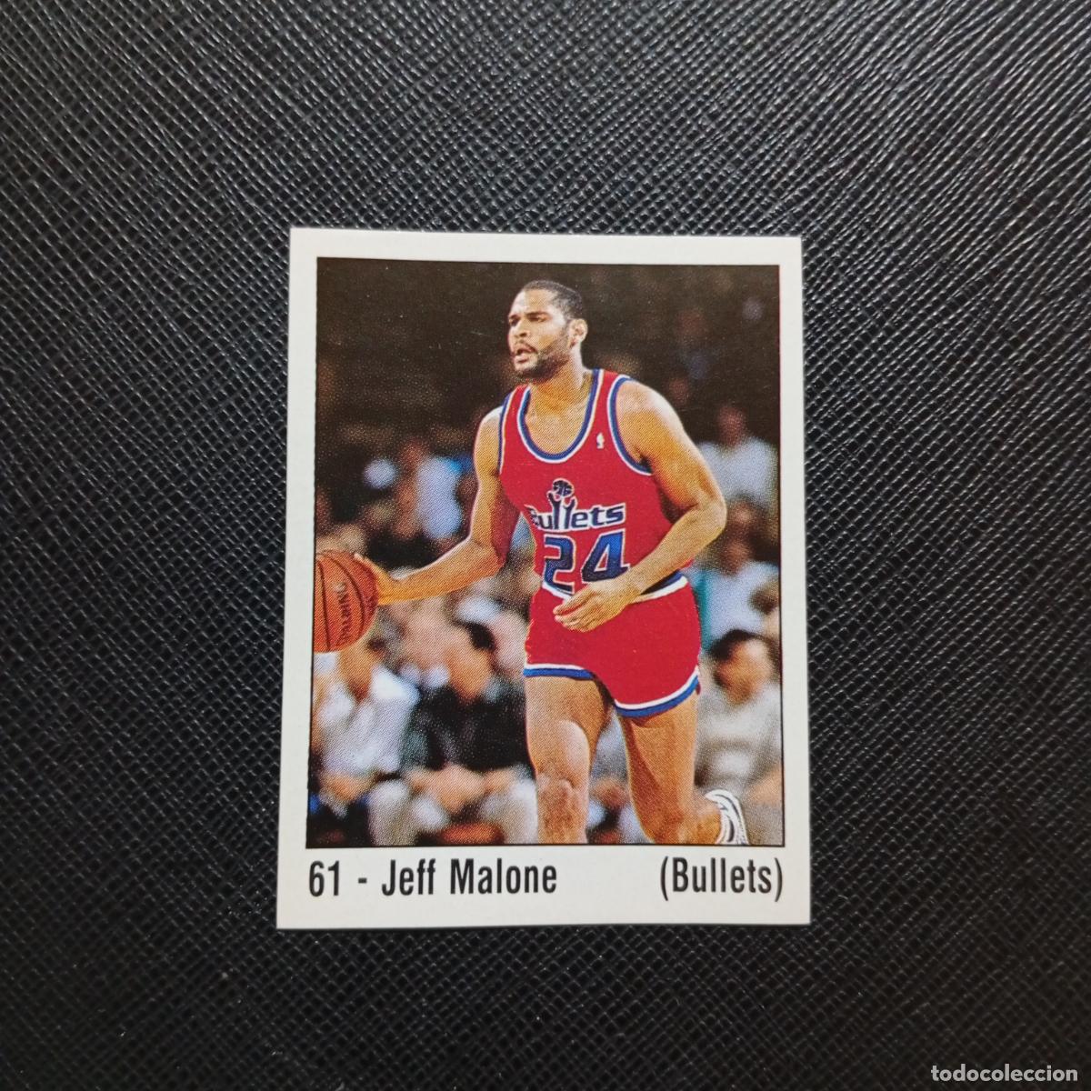 Coleccionismo deportivo: 61 JEFF MALONE BULLETS PANINI 1989 BASKET NBA 89 CROMO BALONCESTO - SIN PEGAR - A28 PG37