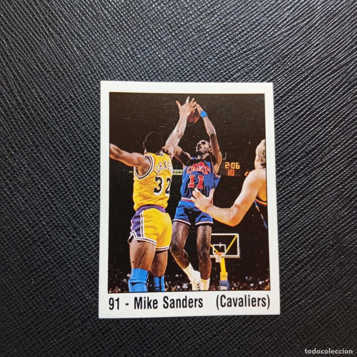 Coleccionismo deportivo: 91 MIKE SANDERS CAVALIERS BULLS PANINI 1989 BASKET NBA 89 CROMO BALONCESTO - SIN PEGAR - A28 PG55