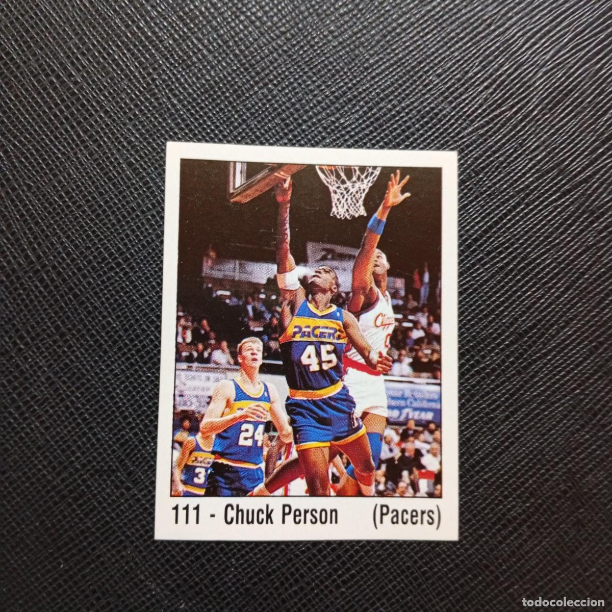 Coleccionismo deportivo: 111 CHUCK PERSON PACERS PANINI 1989 BASKET NBA 89 CROMO BALONCESTO - SIN PEGAR - A28 PG55
