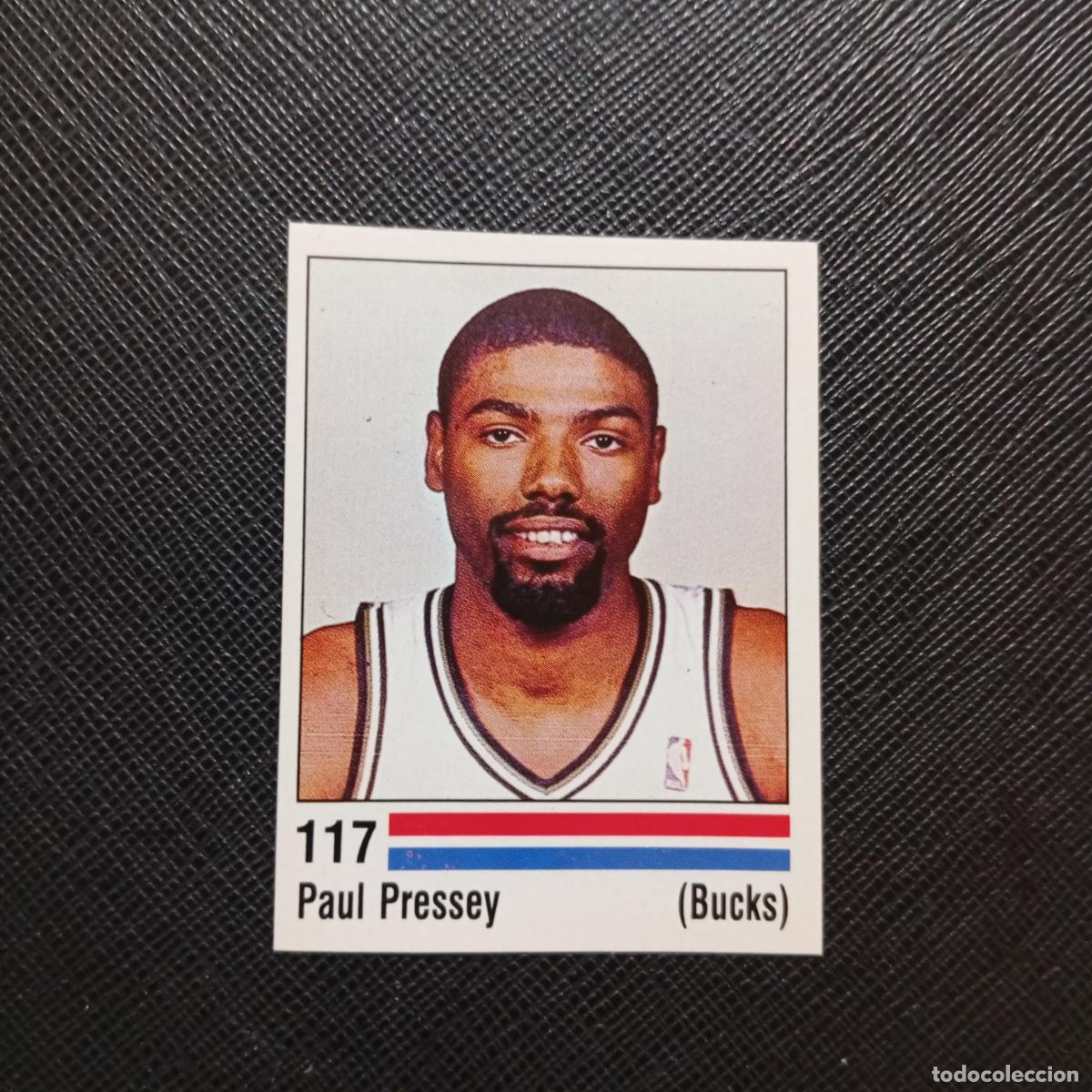 Coleccionismo deportivo: 117 PAUL PRESSEY BUCKS PANINI 1989 BASKET NBA 89 CROMO BALONCESTO - SIN PEGAR - A28 PG64