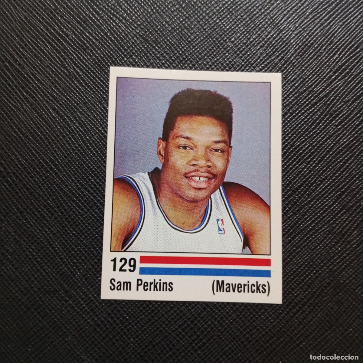 Coleccionismo deportivo: 129 SAM PERKINS MAVERICKS PANINI 1989 BASKET NBA 89 CROMO BALONCESTO - SIN PEGAR - A28 PG73