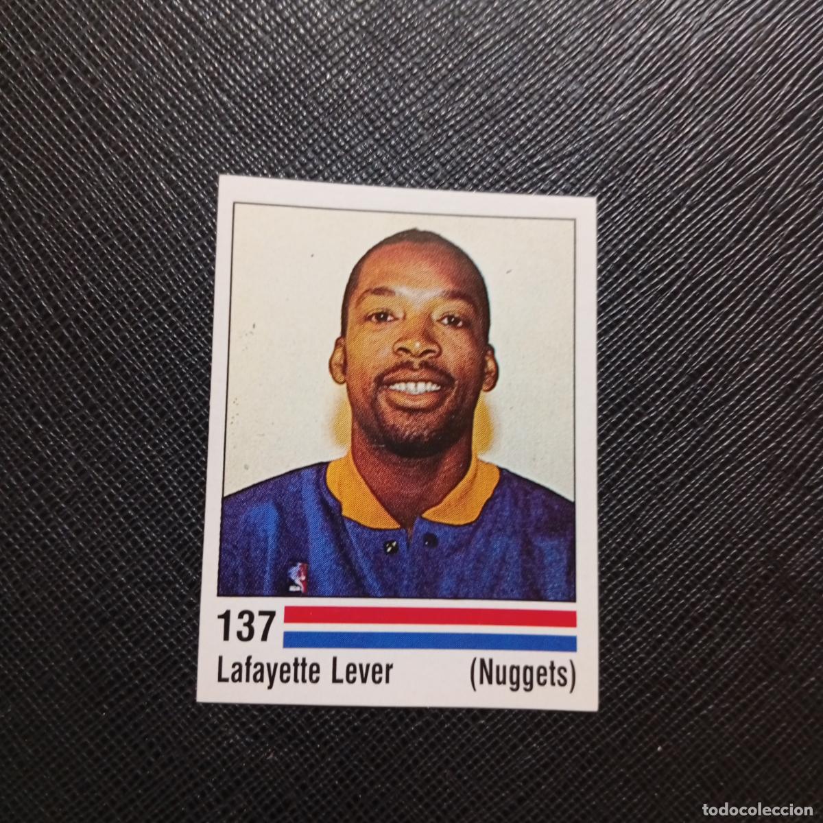Coleccionismo deportivo: 137 LAFAYETTE LEVER NUGGETS PANINI 1989 BASKET NBA 89 CROMO BALONCESTO - SIN PEGAR - A28 PG73