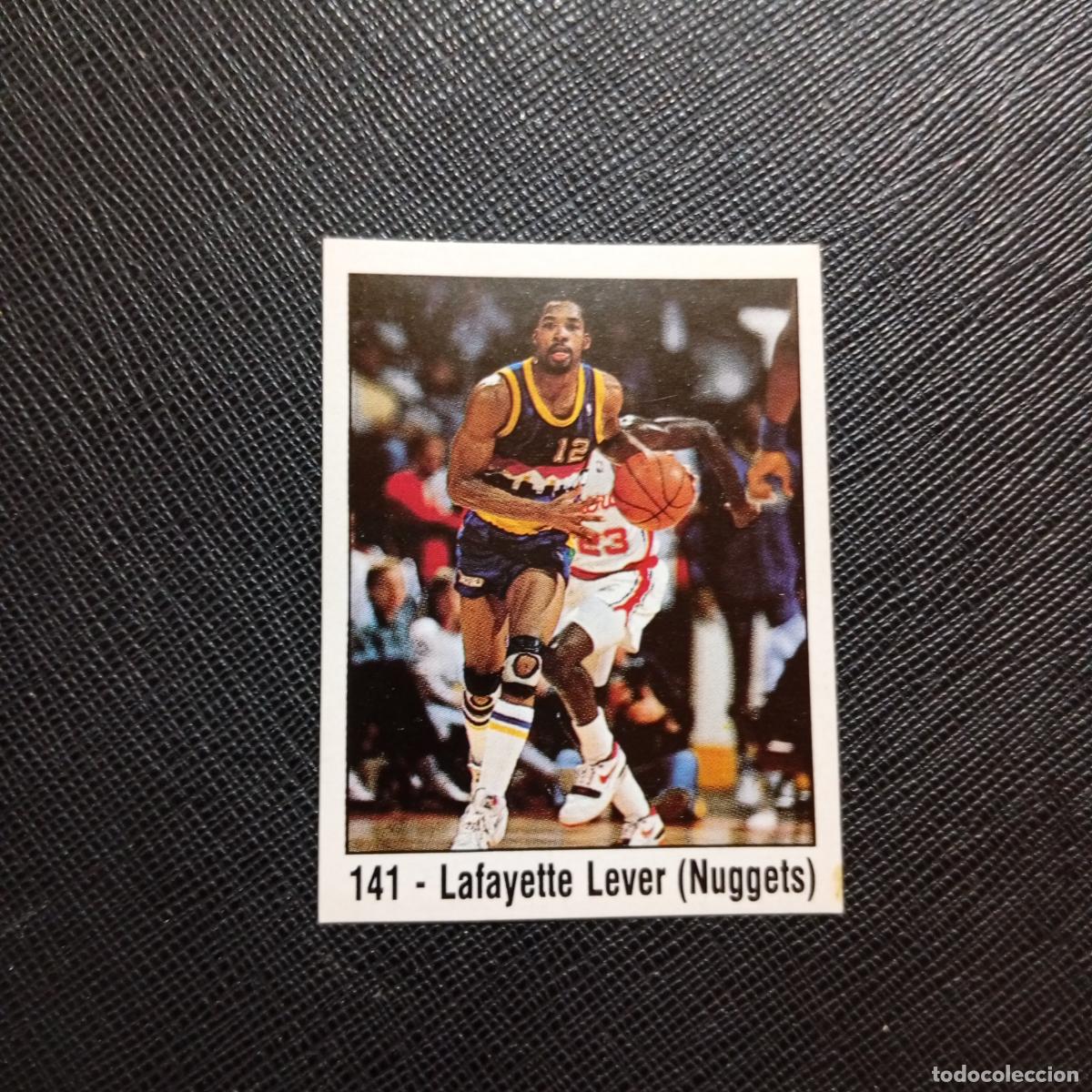 Coleccionismo deportivo: 141 LAFAYETTE LEVER NUGGETS PANINI 1989 BASKET NBA 89 CROMO BALONCESTO - SIN PEGAR - A28 PG82