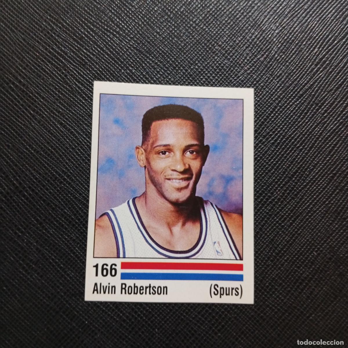Coleccionismo deportivo: 166 ALVIN ROBERTSON SPURS PANINI 1989 BASKET NBA 89 CROMO BALONCESTO - SIN PEGAR - A28 PG100