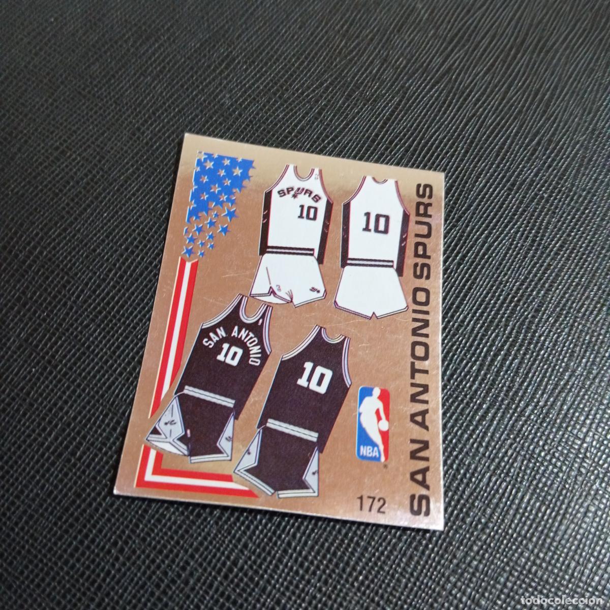 Coleccionismo deportivo: 172 EQUIPACION SPURS PANINI 1989 BASKET NBA 89 CROMO BALONCESTO - SIN PEGAR - A28 PG100