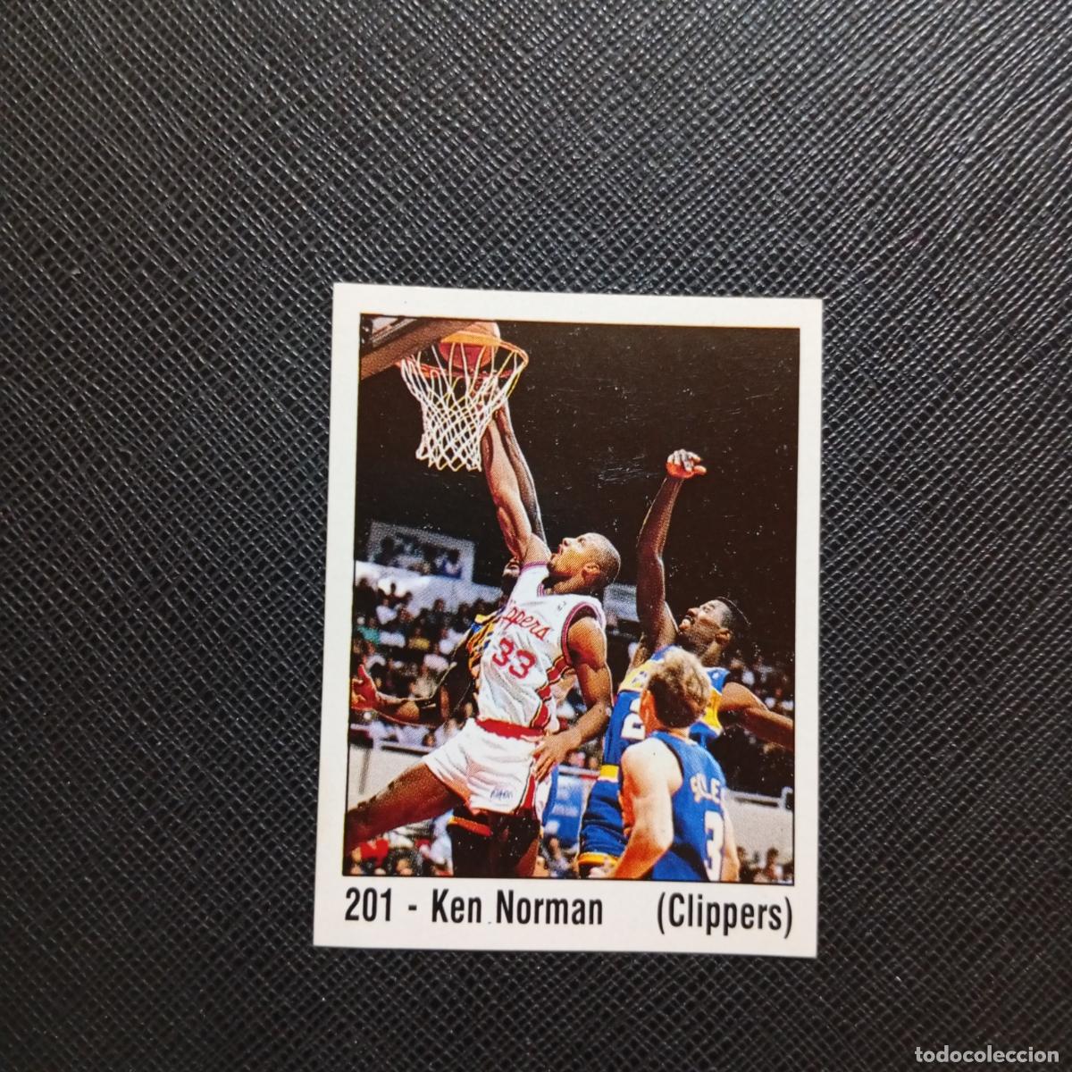 Coleccionismo deportivo: 201 KEN NORMAN CLIPPERS PANINI 1989 BASKET NBA 89 CROMO BALONCESTO - SIN PEGAR - A28 PG127