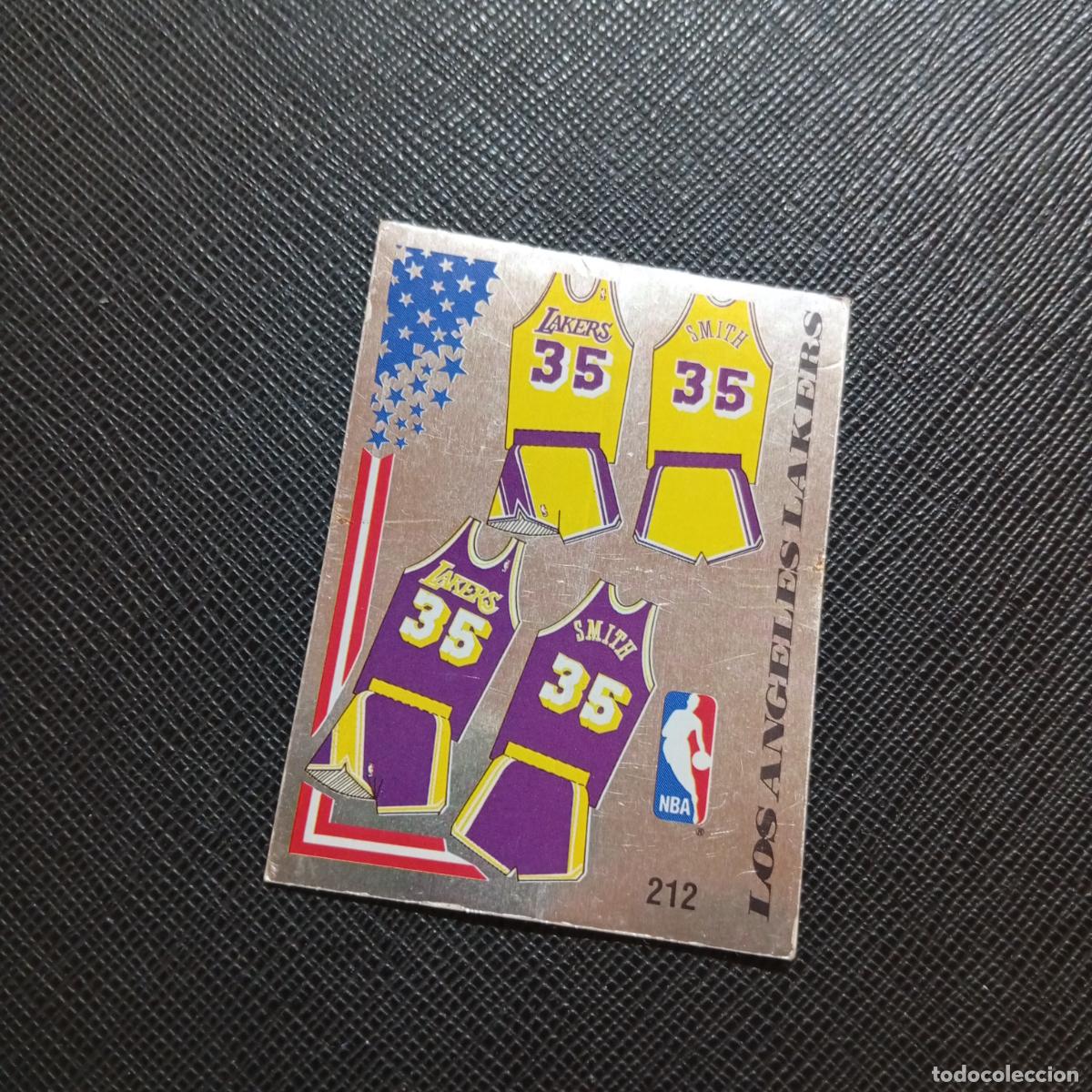 Coleccionismo deportivo: 212 EQUIPACION LAKERS PANINI 1989 BASKET NBA 89 CROMO BALONCESTO - SIN PEGAR - A28 PG127