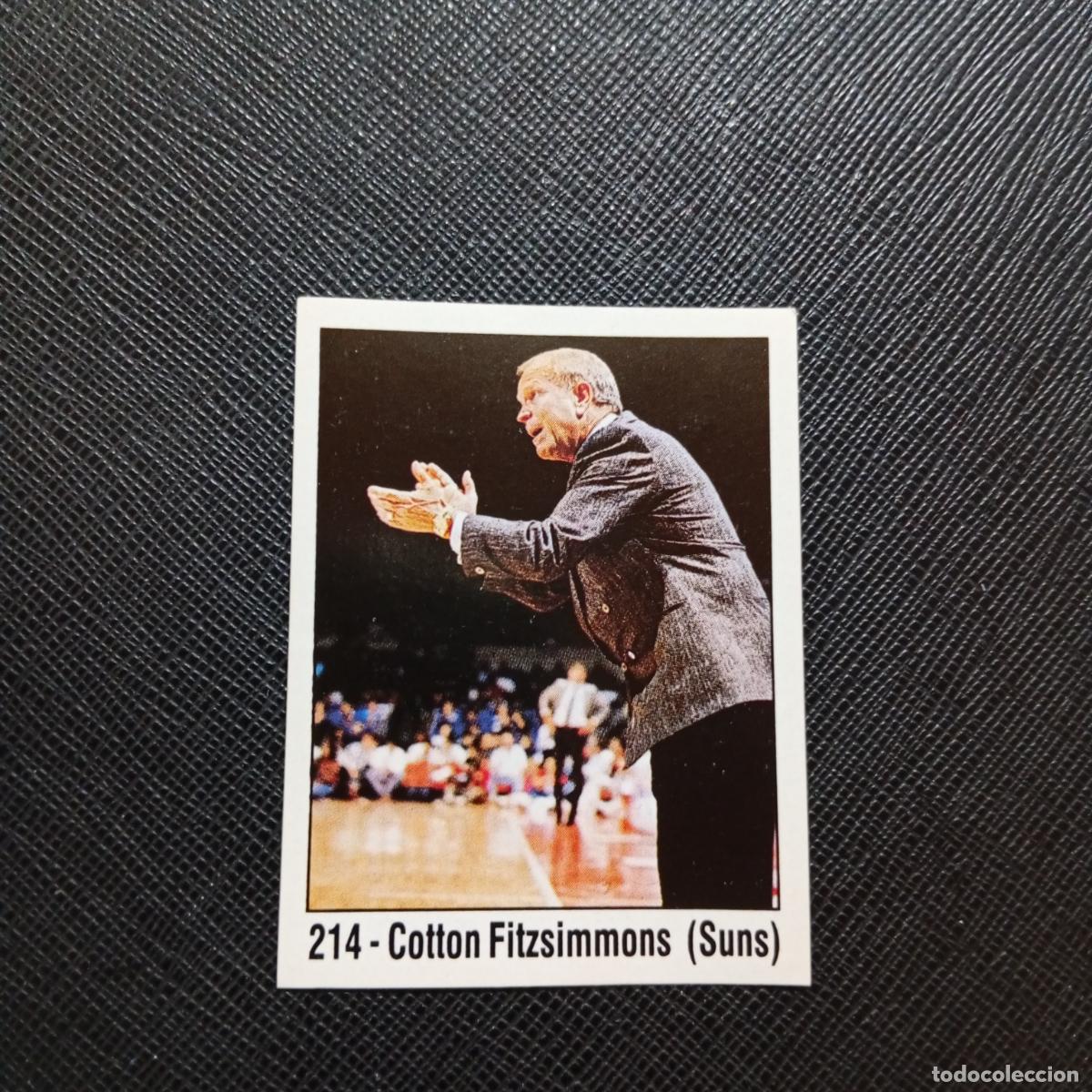 Coleccionismo deportivo: 214 COTTON FITZSIMMONS SUNS PANINI 1989 BASKET NBA 89 CROMO BALONCESTO - SIN PEGAR - A28 PG136