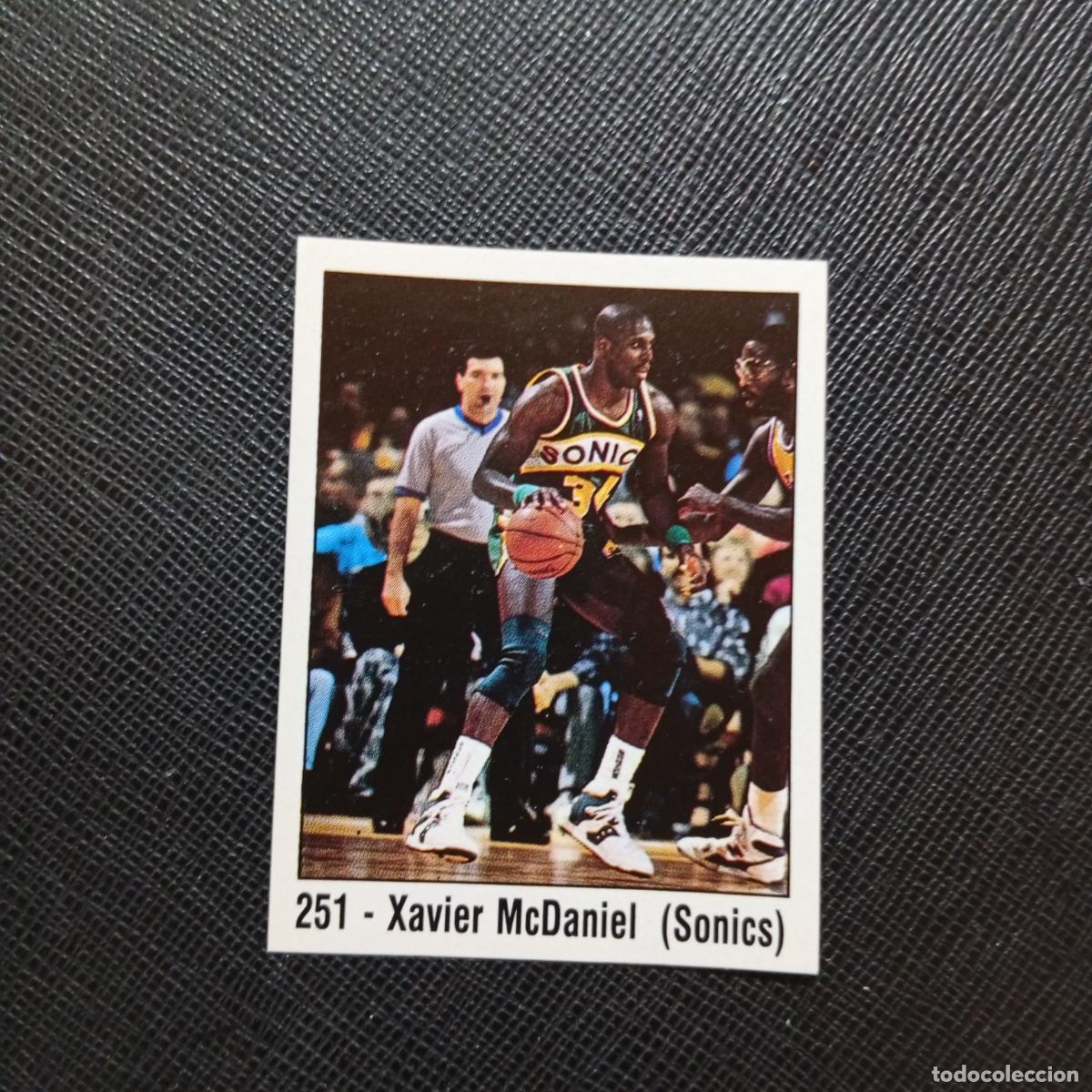 Coleccionismo deportivo: 251 XAVIER McDANIEL SONICS PANINI 1989 BASKET NBA 89 CROMO BALONCESTO - SIN PEGAR - A28 PG145