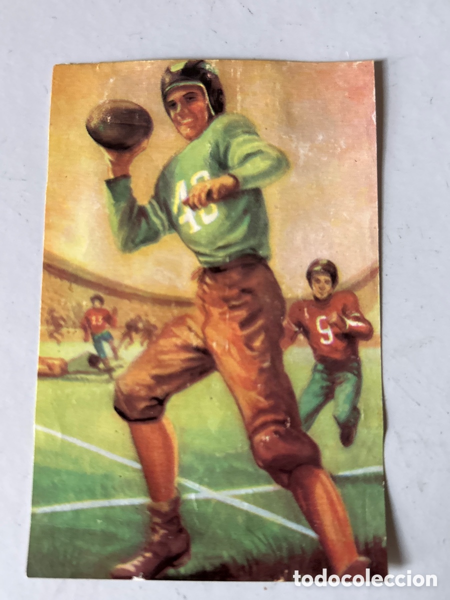 Coleccionismo deportivo: Cromo de b&eacute;isbol Jim Thorpe. Football player 1956