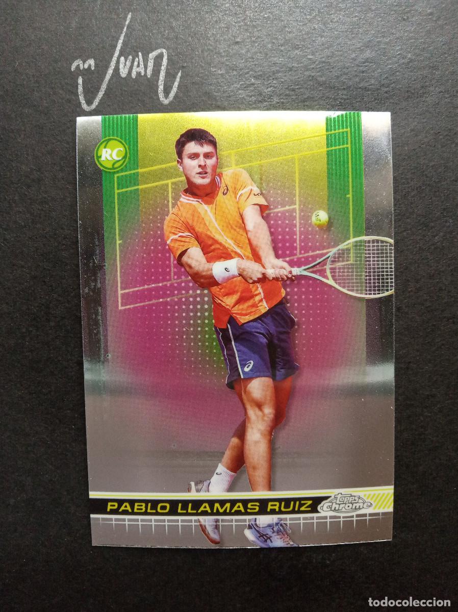 Coleccionismo deportivo: ROOKIE PABLO LLAMAS RUIZ JEREZ ESPA&Ntilde;A WIMBLEDON ROLAND GARROS TOPPS &reg; CHROME TENIS 2023 2024 23 24
