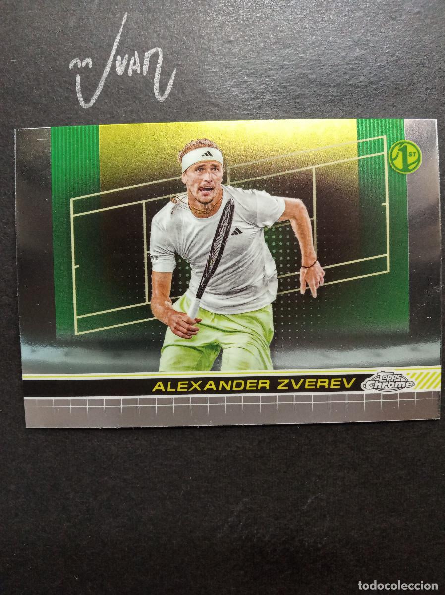 Coleccionismo deportivo: 74 ALEXANDER ZVEREV ALEMANIA WIMBLEDON ROLAND GARROS OPEN TOPPS &reg; CHROME 1ST TENIS 2023 2024 23 24