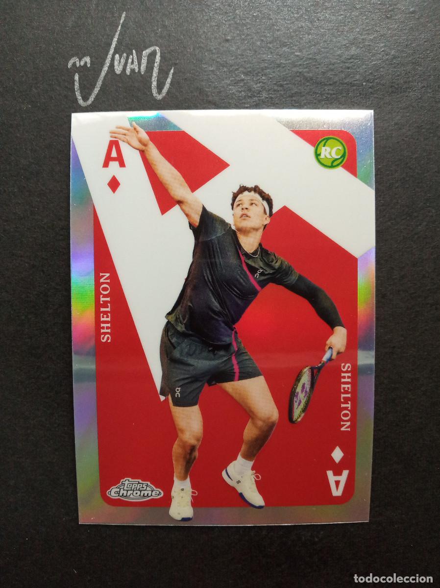 Coleccionismo deportivo: AS ROOKIE BEN SHELTON UNITED STATES WIMBLEDON ROLAND GARROS USA TOPPS &reg; CHROME TENIS 2023 2024 23 24