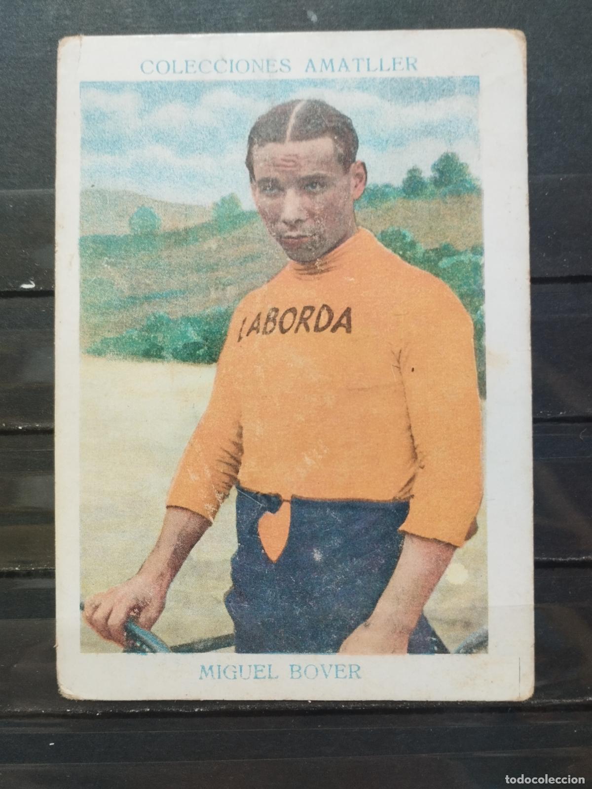 Coleccionismo deportivo: CROMO CHOCOLATE AMATLLER. CICLISMO. N&ordm; 2. MIGUEL BOVER.