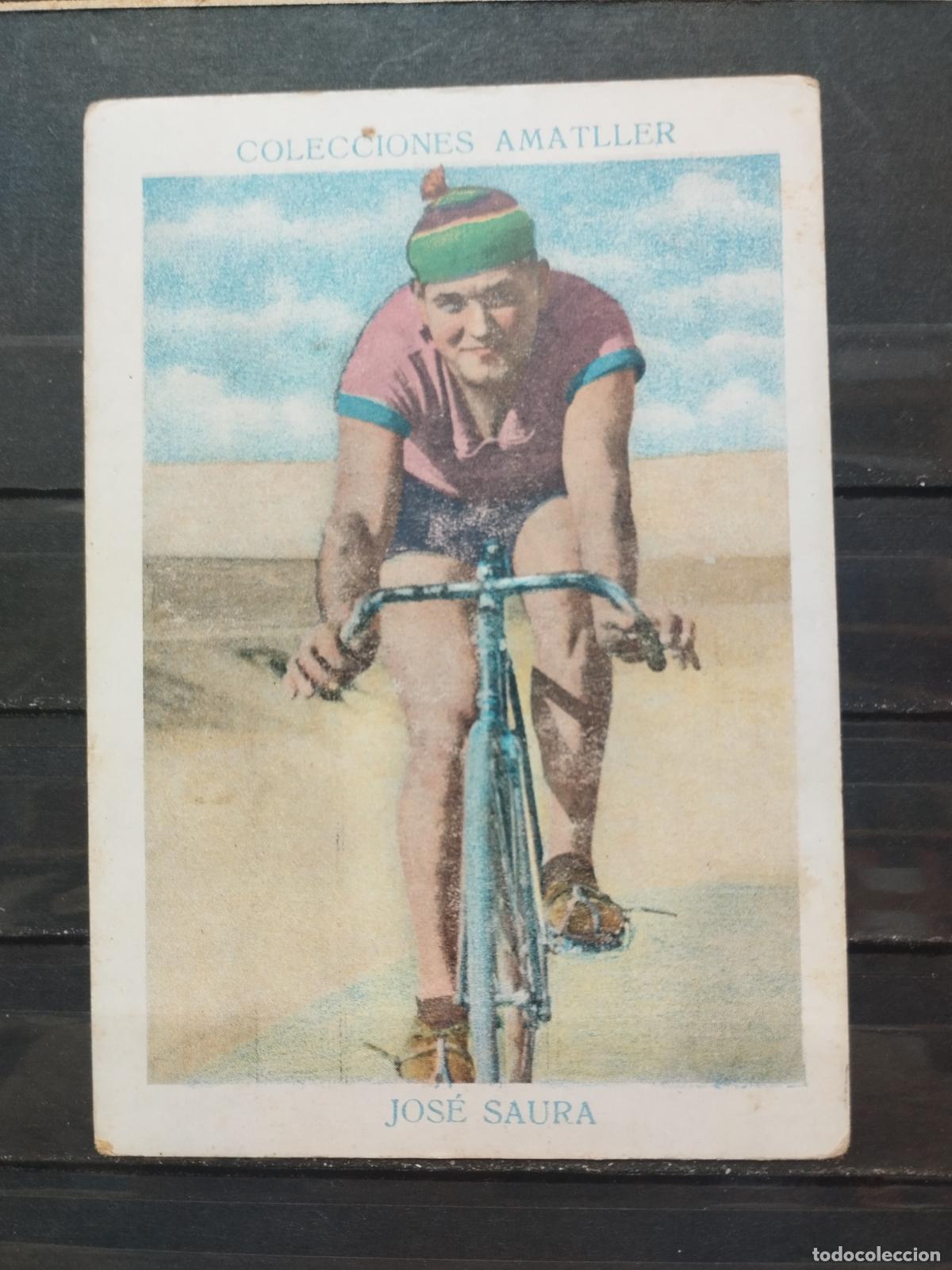 Coleccionismo deportivo: CROMO CHOCOLATE AMATLLER. CICLISMO. N&ordm; 3. JOSE SAURA