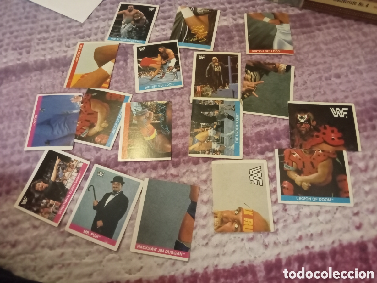 Coleccionismo deportivo: Cromos Lucha libre WF