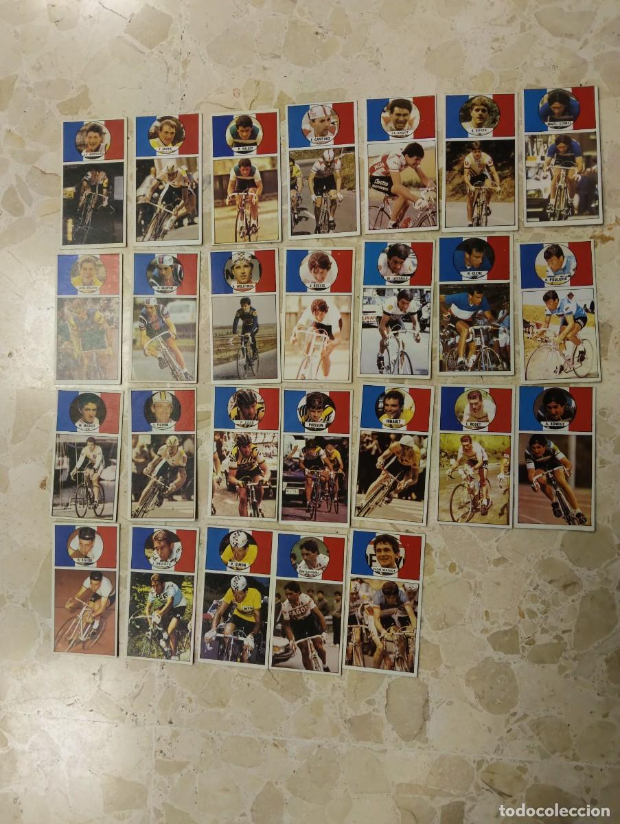 Coleccionismo deportivo: 26 CROMOS NUEVOS EQUIPO FRANCIA VUELTA CICLISTA A ESPA&Ntilde;A 1987 - ASES DEL PEDAL J. MERCHANTE