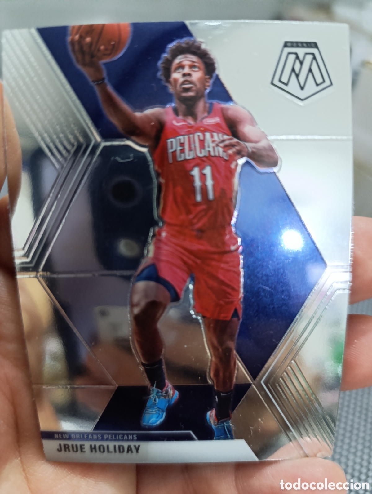 Coleccionismo deportivo: Jrue Holiday 126 NBA Panini Mosaic 2019-20 New Orleans Pelicans
